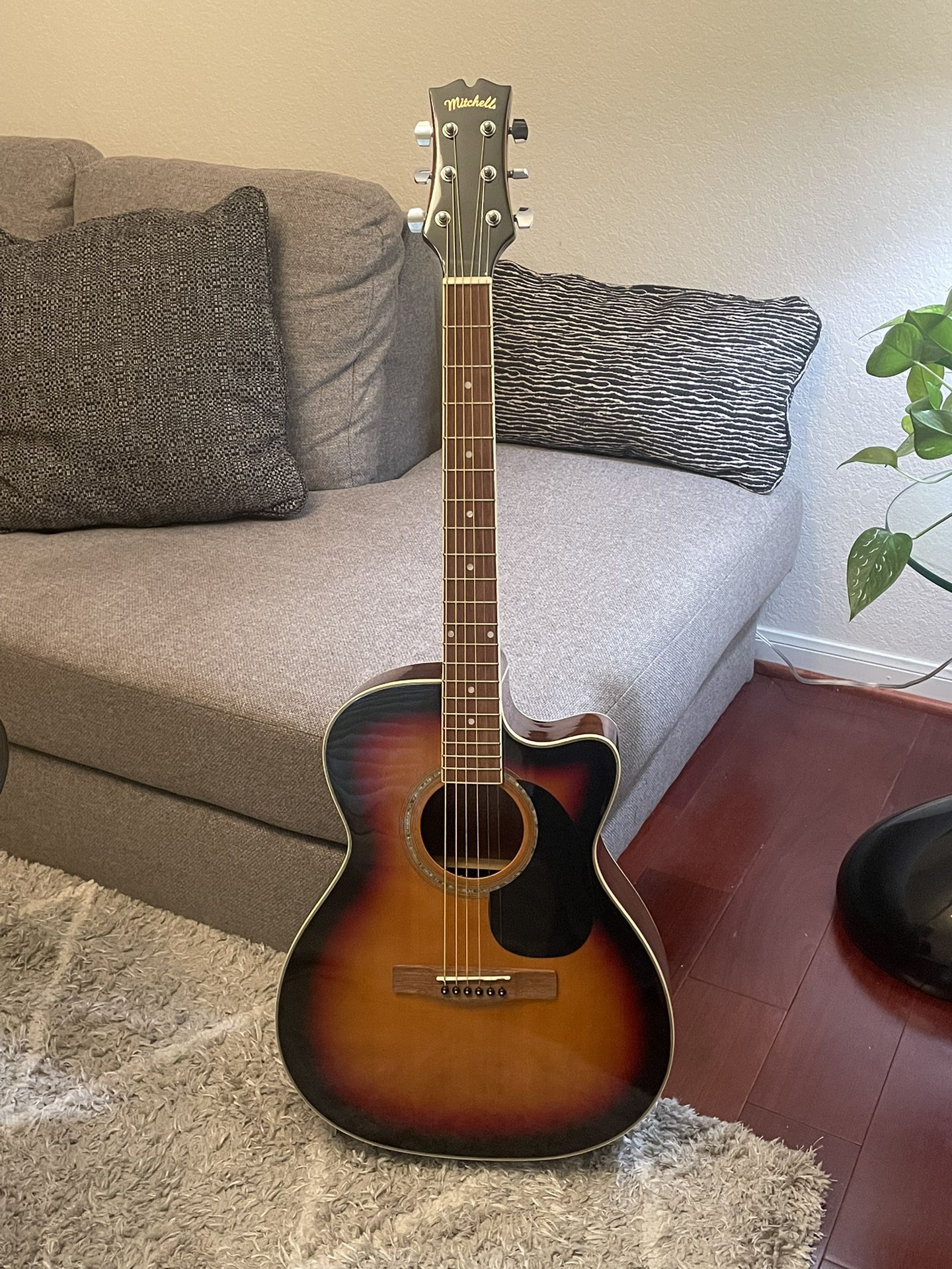 Mitchell Electric-acoustic Guitar With Built In Tuner