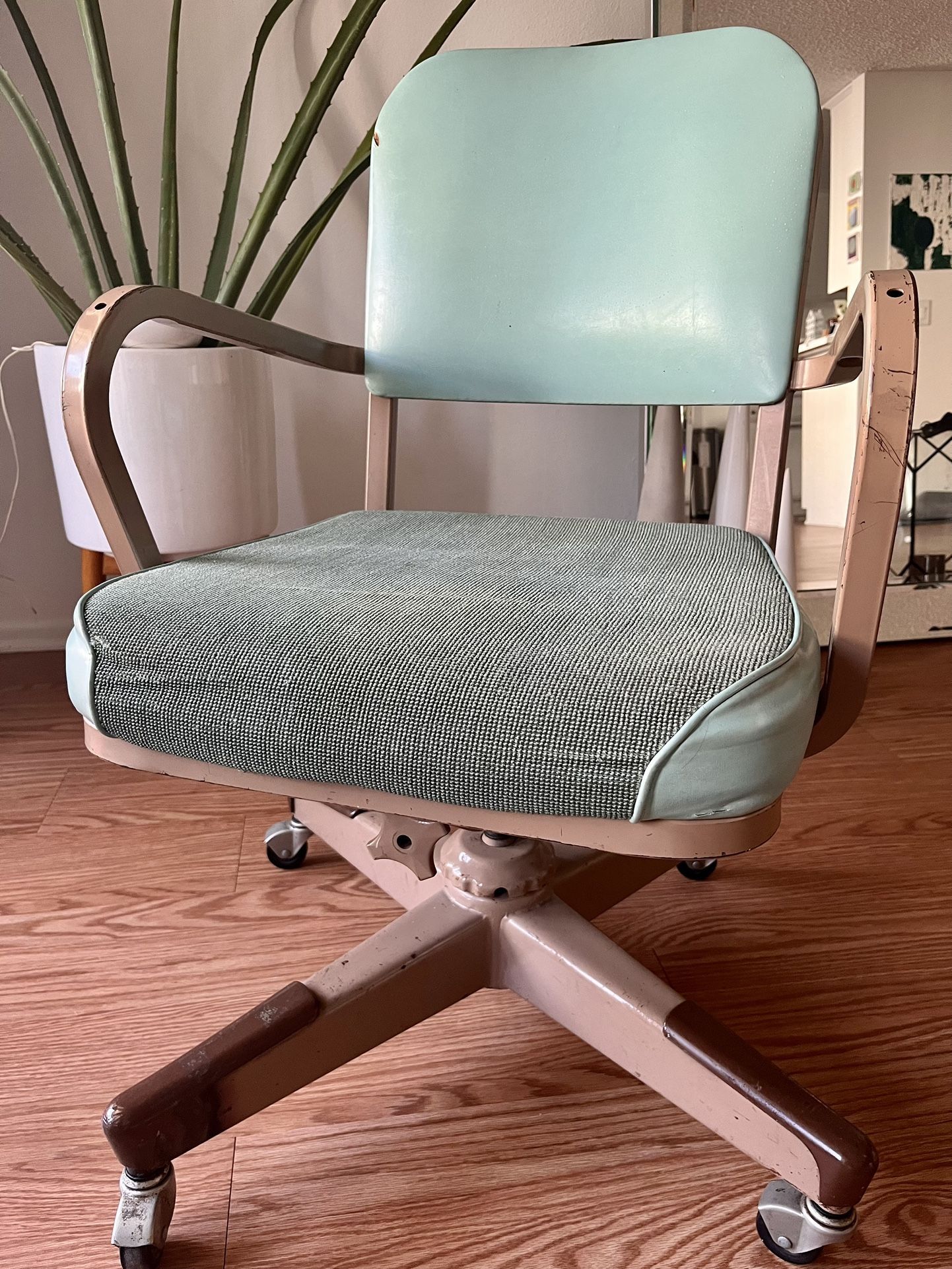 Midcentury 1960s Tanker Desk Chair By United Chair Co.