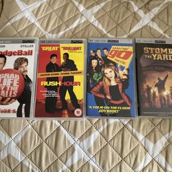4 UMD PSP Movies Bundle