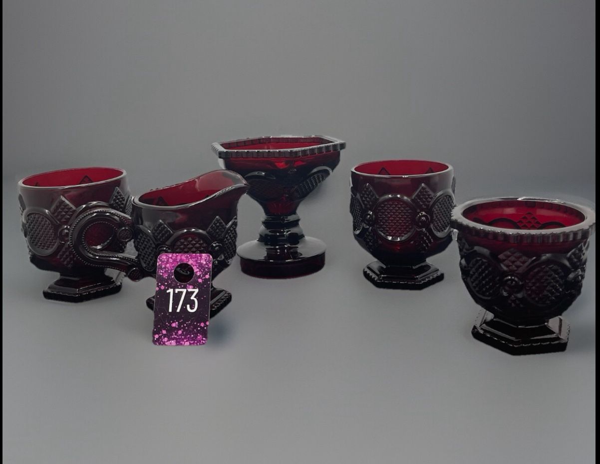 The 5 Pc Misc Cape Cod Lot 1876 Avon
