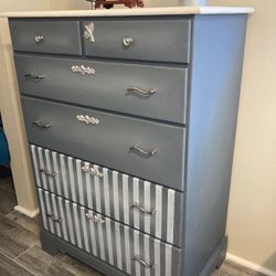 Dresser In Grey Custom Painted 