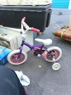 Girl Bike With Training Wheels