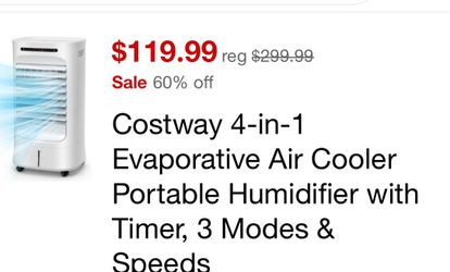 Costway Evaporative Portable Air cooler