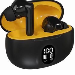 Ear Buds $20 Each Wireless Earbuds Bluetooth 5.4 with 60H Playtime, LED Power Display Charging Case, Noise Cancelling Mic, HiFi Stereo Sound, IPX4 Wat