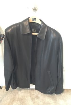 Men’s Jos A. Bank Leather waist jacket