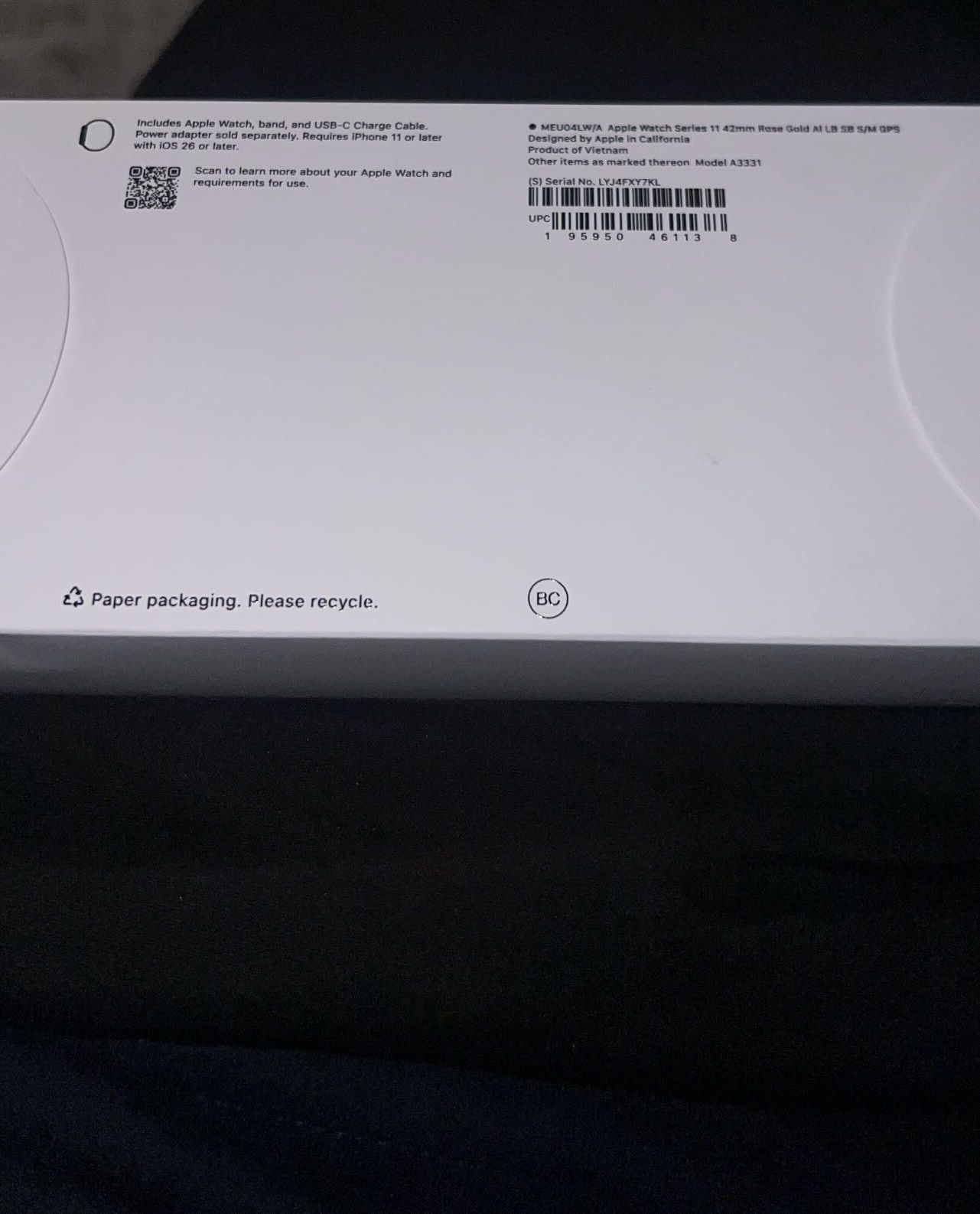 Apple Watch Series 11 Gps Rose Gold 