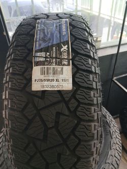 New set of tires 275 55 20 all Terrain