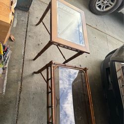 2 Glass tables