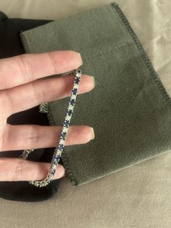 Silver Diamond Bracelet