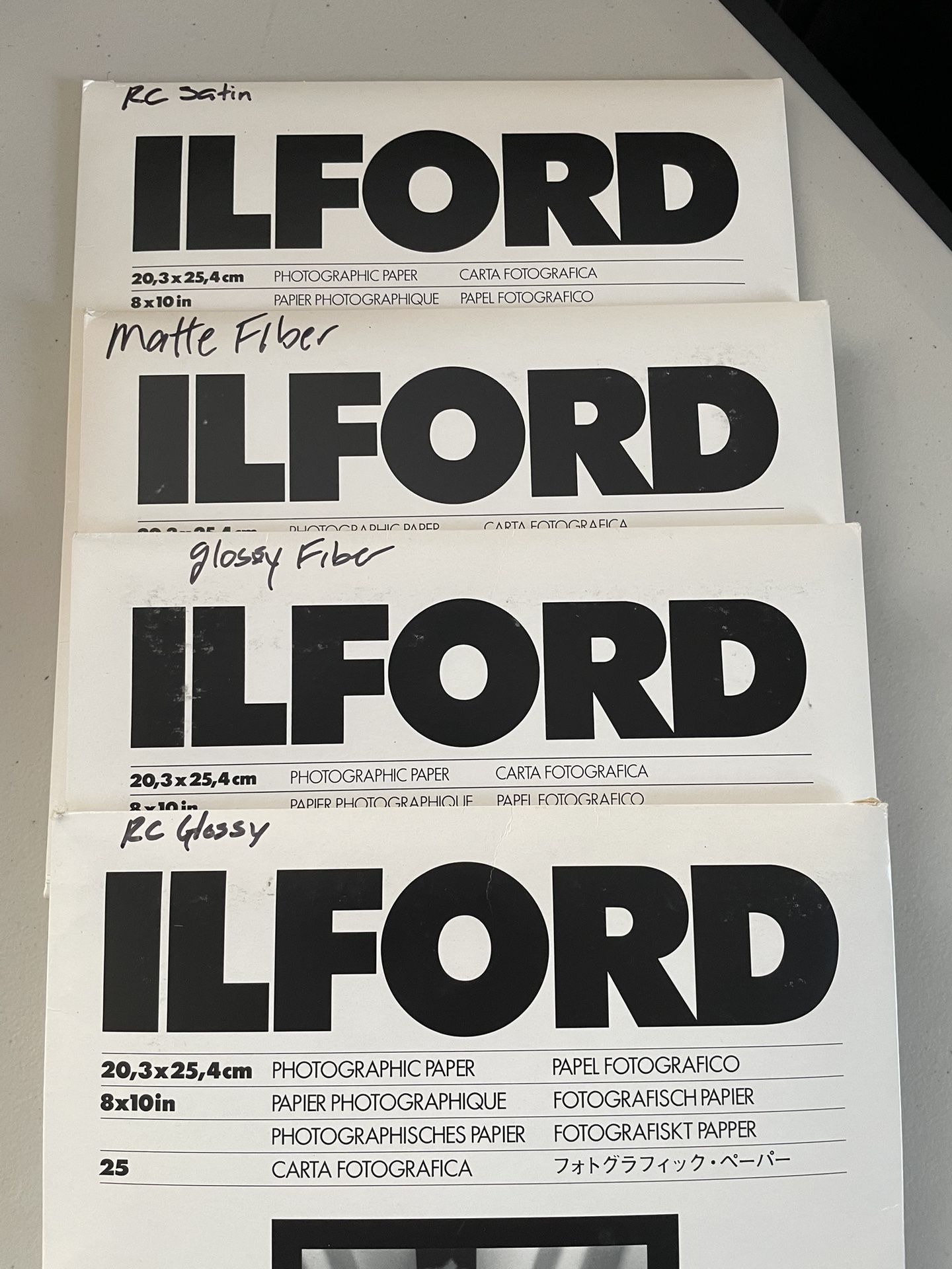 Ilford Photographic Paper, Dark Room Photographic Paper