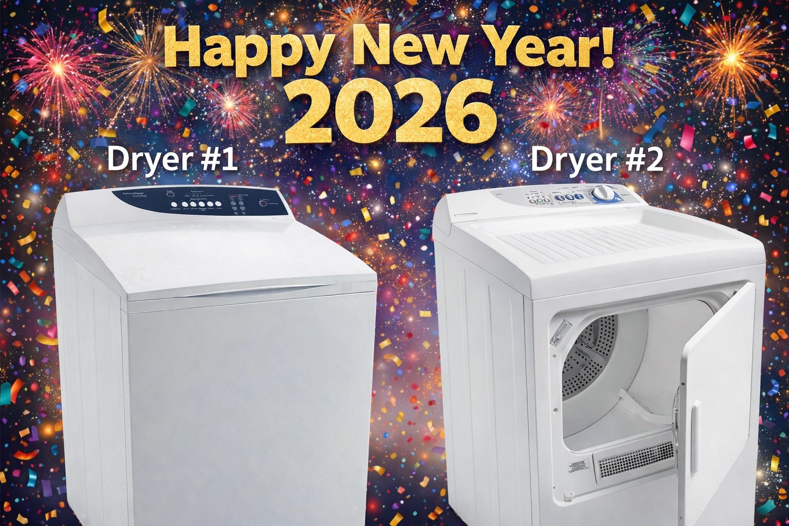 (2) Fisher & Paykel Natural Gas Dryers β Tested & Ready