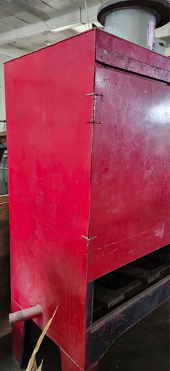 Radiator testing and painting steel tank. Commercial grade