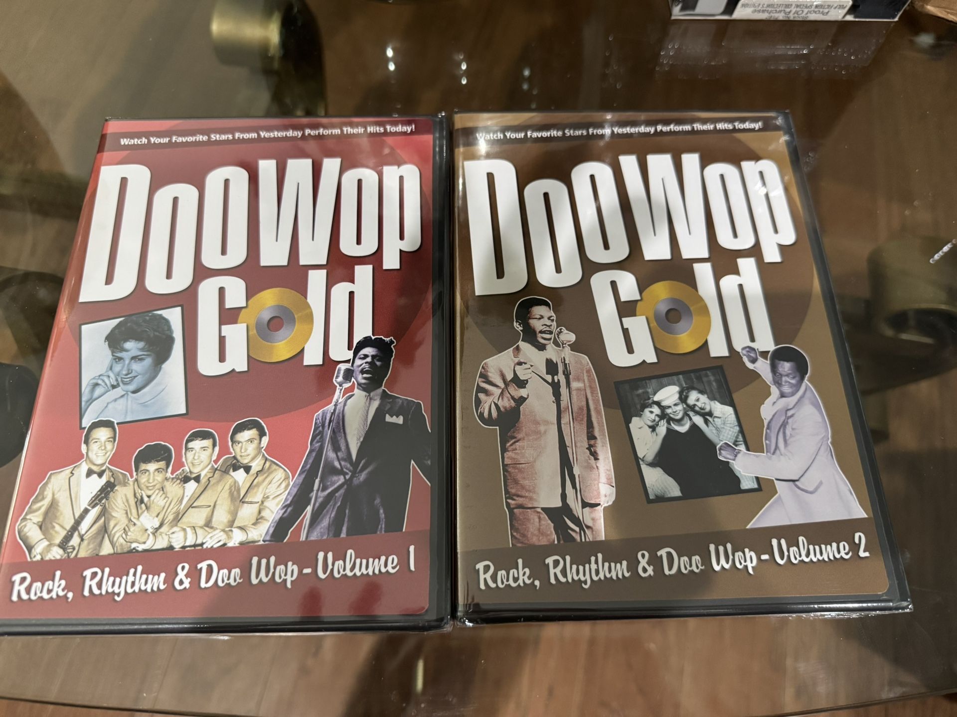 Doo Wop Gold ~ Rock, Rhythm & Doo Wop - Volume 1 & Volume 2 Two DVD Set ~ Still Sealed Like New