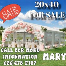 20×40 Feet Heavy Duty Party Tent, Large Wedding Event Canopy with Removable Side Walls - Outdoor Gazebo Style Commercial Shelter for Sports Events, 