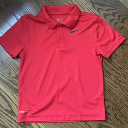 Nike Sunday Red Golf Shirt - Size 6/7