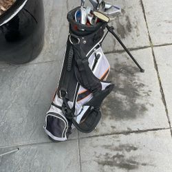 Kids Golf Clubs Drivers Bag