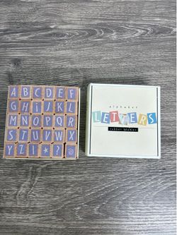 HeroArts Uppercase Letters Mini Woodblock Rubber Stamps