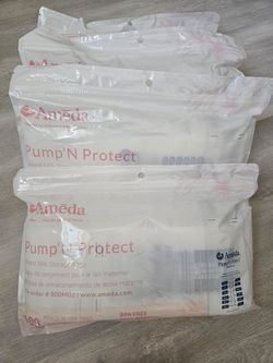 Ameda Pump'N Protect Breast Milk Storage Bags 100ct