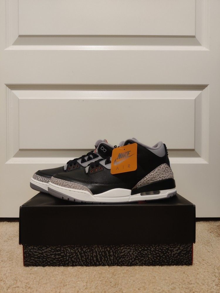 Nike Jordan 3 Black Cement Size 12