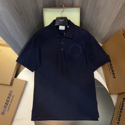 Burberry Navy Summer Polo Shirt New 24