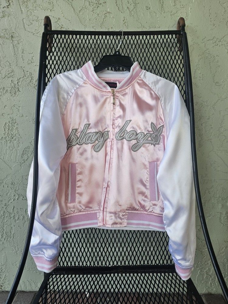 Playboy Bomber Jacket Orginal Playboy Jacket Size MEDIUM