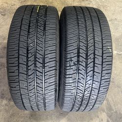 2) 225-60-18 GOODYEAR TIRES