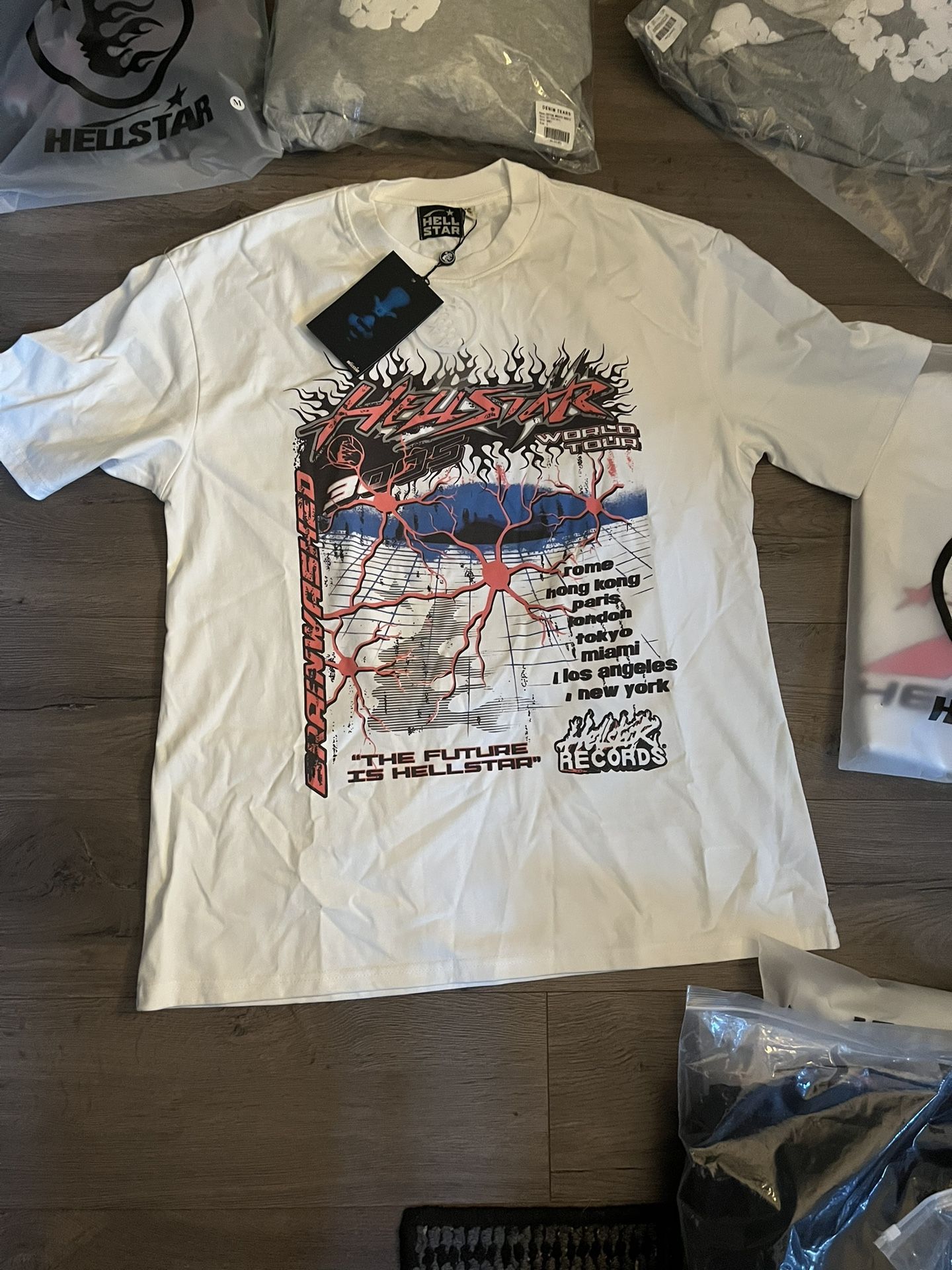 Hellstar brainwashed white tee