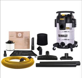 DeWalt 8-Gallon 4 HP Stealthsonic Quiet Stainless Steel Wet Dry Vacuum $79.99