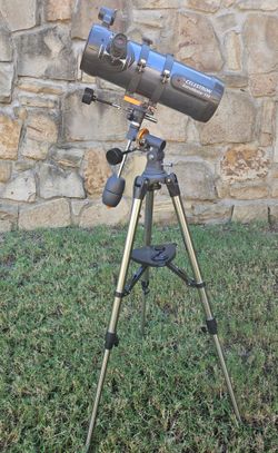Celestron AstroMaster 114 Telescope with Equatorial Mount