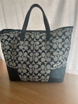Coach Signature Logo Tote Bag