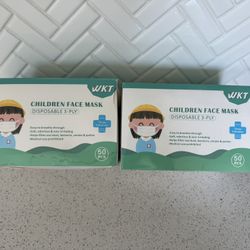 Children face mask 100 pack