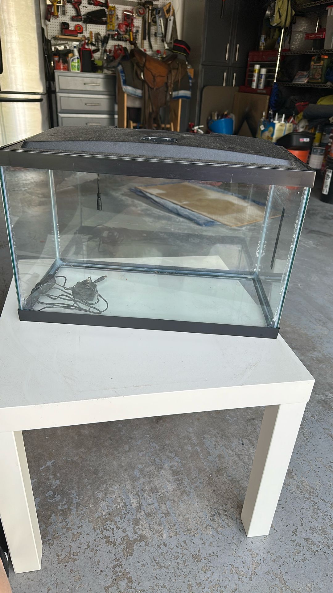 Fish Tank And Table.