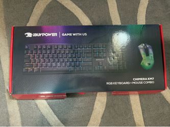 Ibuypower chimera km7 RGB keyboard +mouse combo