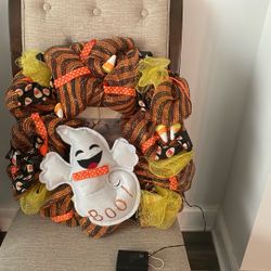 Holloween And Fall Wreath 