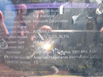 Rog ally z1e $320 cash  meetup before friday