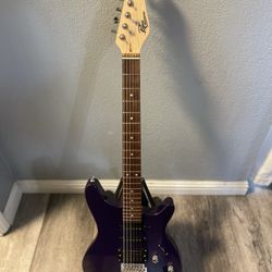 Rogue RR100 Rocketeer Electric Guitar Purple Sky