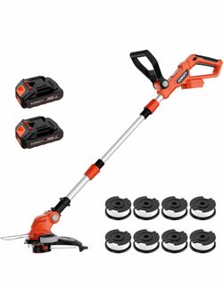 string trimmer 2 battery new