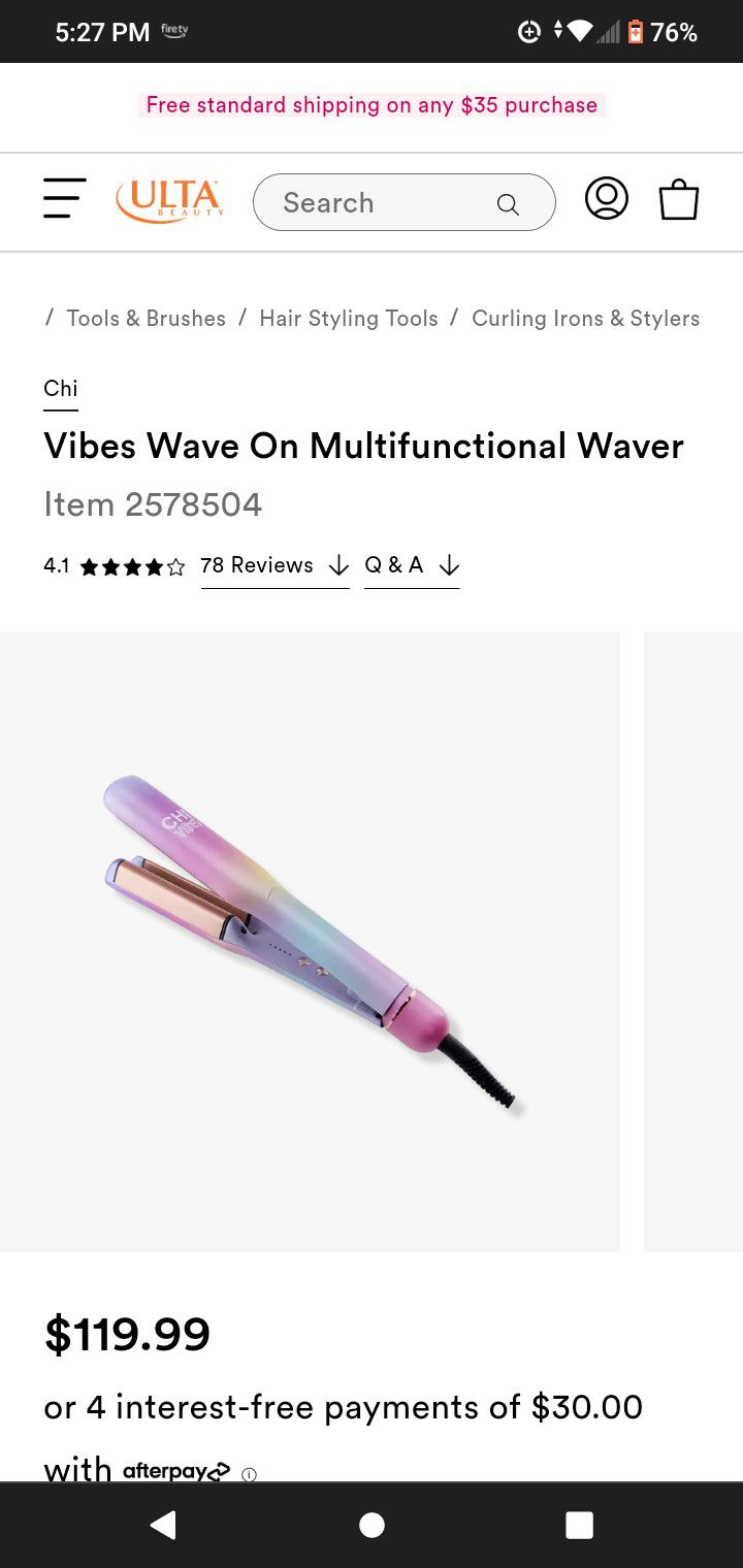 New In Box: CHI Vibes Multifunctional Waver Curling Iron
