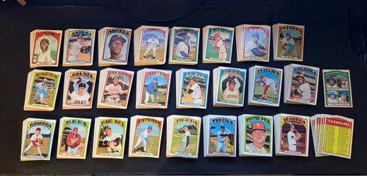 Topps 1972 Baseball Card Lot