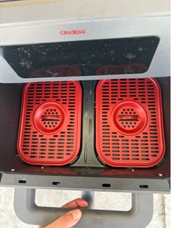 Two compartment CRUXGG airfryer