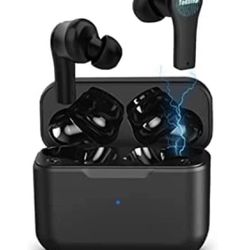 New! Wireless Earbuds, Active Noise Cancelling Earbuds, Bluetooth 5.1 ANC in-Ear Headphones with MIC, Stereo Wireless Earphones 35H with Charging Case