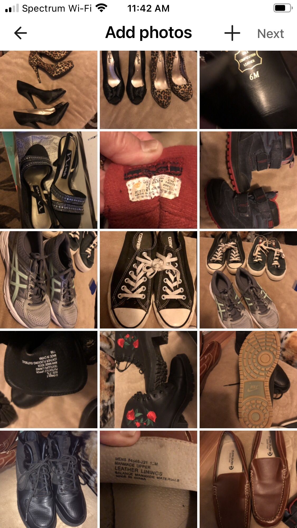 Lots of brand name shoes and boots and heels message me for prices and sizes