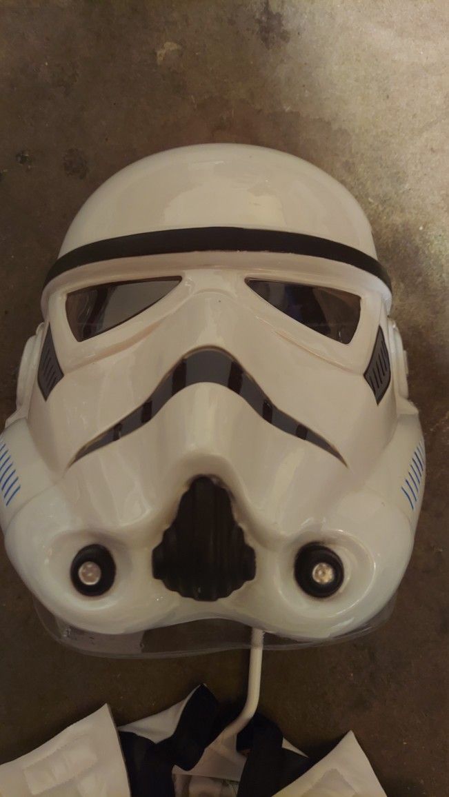 Star Wars Stormtrooper Deluxe Halloween Costume Boys Kids Size Small 4 To 6