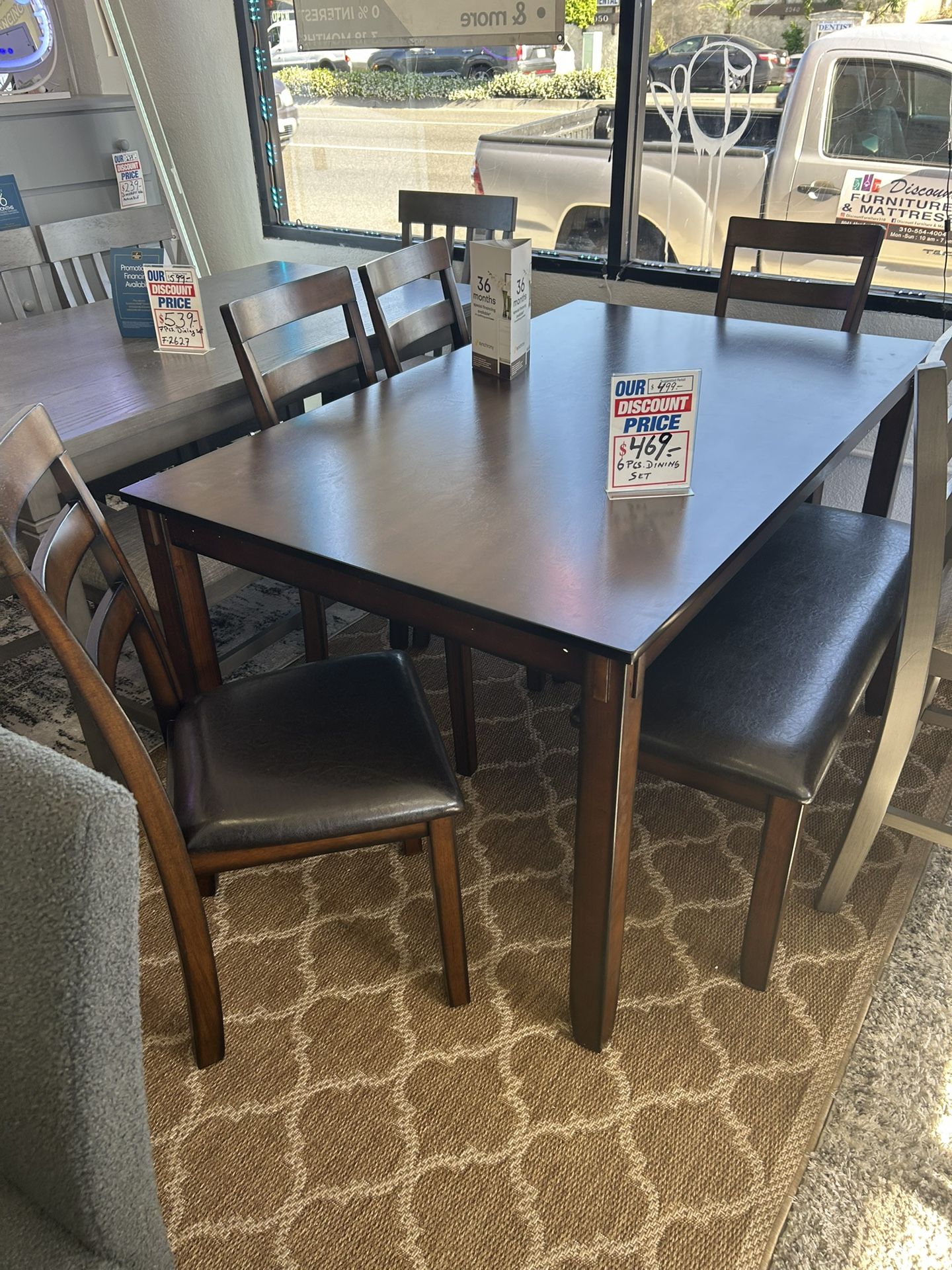 6 Piece Dining Table Set