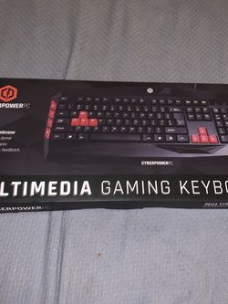 Multimedia Gaming Keyboard
