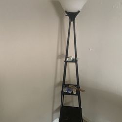 Light Stand With Shelves