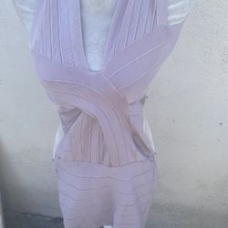 Nude Bodycon Dress