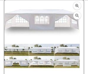 10x30 Event Canopy Tent + 8 Removable Sidewalls,  Weddings, Graduations, Parties%#@&*