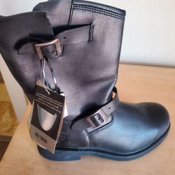 Leather Steel Toe Boots