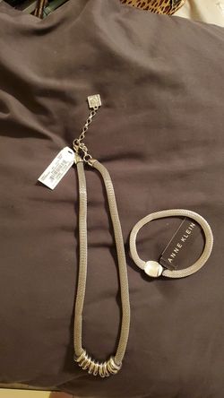 Anne Klein necklace and bracelet